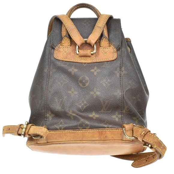 LOUIS VUITTON Mini Montsouris Backpack Bag Monogram Leather Brown M51137 33KB025 - Picture 4 of 15